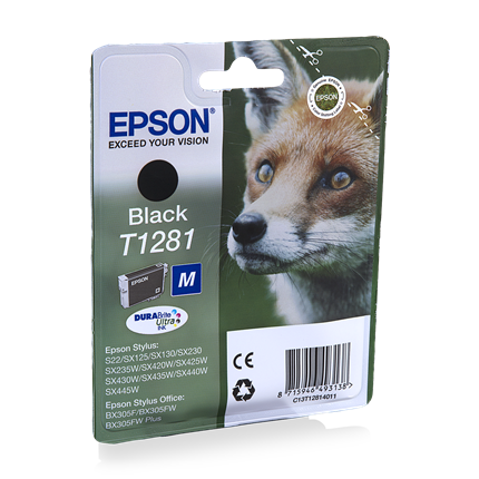 Epson Cartridge T1281 Zwart