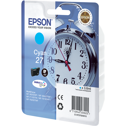 Epson Cartridge 27 T270240 Cyaan epson kopen in de aanbieding