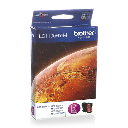 Brother LC1100 Magenta ± 325 pagina's