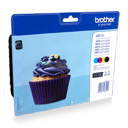 Brother Cartridge LC123 Multipack