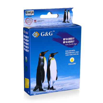 G&G Cartridge compatible met Brother LC-970 Geel