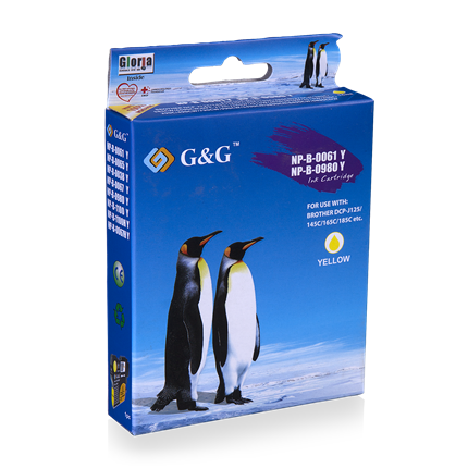 G&G Cartridge compatible met Brother LC-980/LC-1100 Geel
