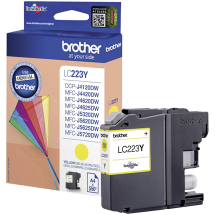 Brother LC223 Yellow ± 550 pagina's