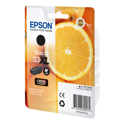 Epson Cartridge 33 XL (T3351) Zwart