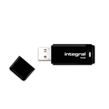 Integral USB Stick 2.0 16GB zwart
