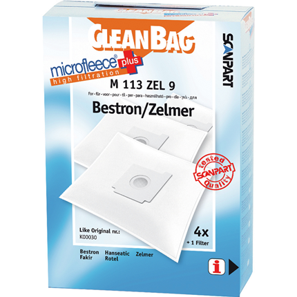 Cleanbag Microfleece+ M113ZEL9 Stofzuigerzak