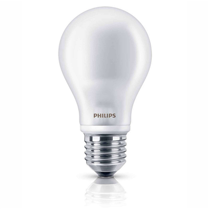 Philips Led Lamp E27 6W 470Lm Classic Mat 2 Stuks philips kopen in de aanbieding