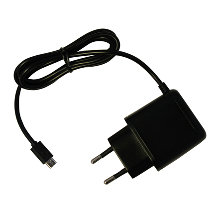 Scanpart Thuislader Micro-USB 2100mA Zwart 1,0m
