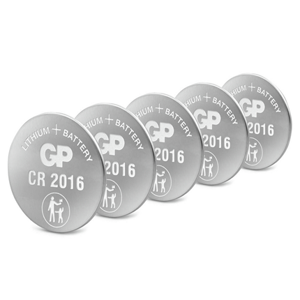 Abnormaal Handschrift Kaal GP CR2016 5 stuks Knoopcel Lithium Batterij | Bestel bij Handyman