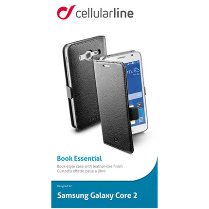 Cellular Line Bookcase Book Essential Samsung Core 2