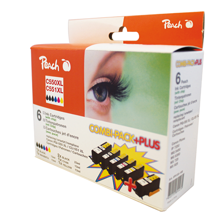 Peach Canon Cartridge Combipack Zwart Pgi 550 Kleur Cli 551 6 Stuks peach kopen in de aanbieding Peach Canon Cartridge Combipack Zwart Pgi 550 Kleur Cli 551 6 Stuks peach kopen in de aanbieding