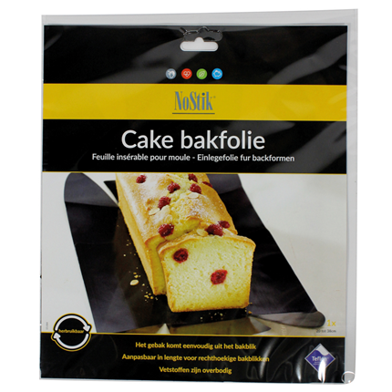 NoStik Cake Inleg Bakfolie 20>38cm