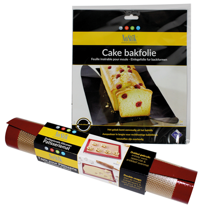 Nostik Bakset Met Cakefolie Patisseriemat nostik kopen in de aanbieding