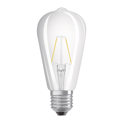 Osram ledlamp E27 2W Edison filament