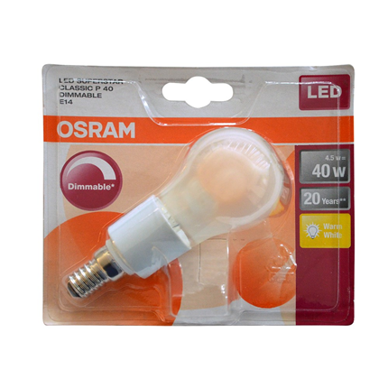 Osram Ledlamp Classic P Retrofit mat E14 5W