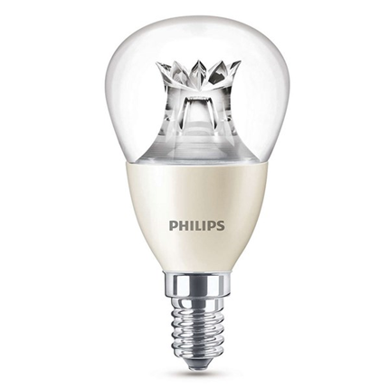 Philips Led Lamp E14 6W 470Lm Kogel Helder Dimbaar philips kopen in de aanbieding