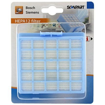 Scanpart Bosch/Siemens HEPA-filter BBZ153HF-VZ153HFB H12