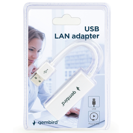 Gembird Adapterkabel USB 2.0(M)-UTP(F) RJ-45