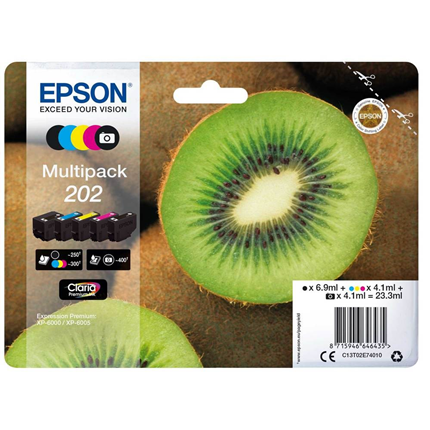 Image of Epson Cartidge Multipack 202 Zwart + Kleur 8715946646442
