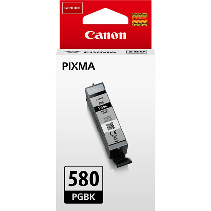 Canon Cartridge PGI-580 PGBK Zwart ± 200 pagina's