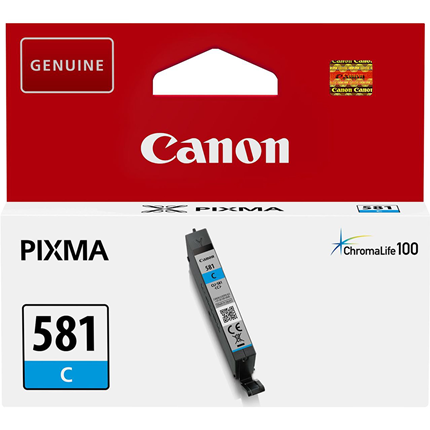 Image of Canon Cartridge CLI-581C Cyan 4549292087086