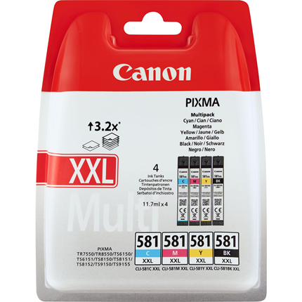 Canon Cartridge CLI-581 XXL Multipack