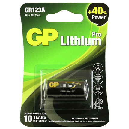GP Lithium Batterij CR123A