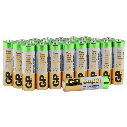 GP AA 24 stuks Super Alkaline Batterij