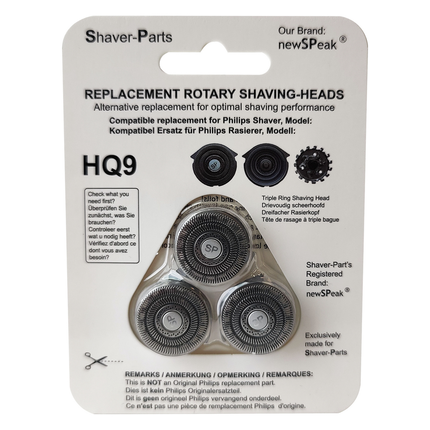 Shaver Parts Scheerkop voor Philips HQ9