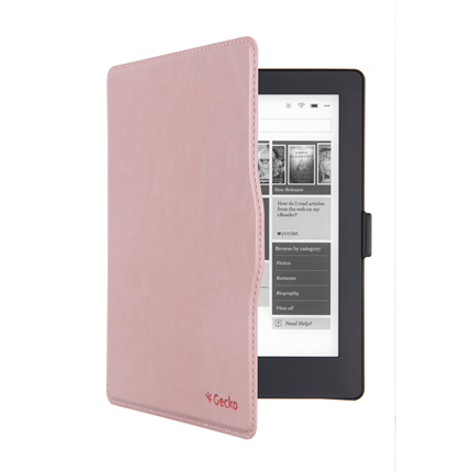 Image of Gecko Kobo bookcase waterproof easy-click roze voor H2O (2) 8718969056601