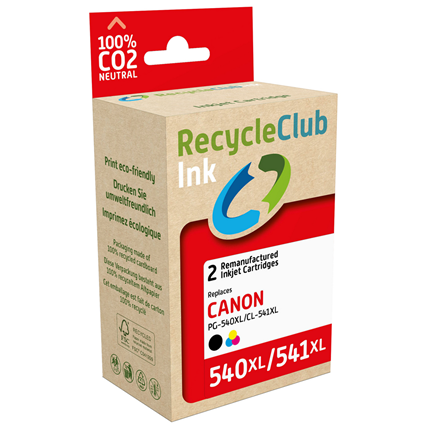 RecycleClub Cartouche compatible avec Canon PG-540 XL/CL-541 XL