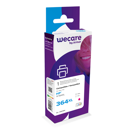weCare Cartridge compatible met HP 364 XL Rood ± 890 pagina's