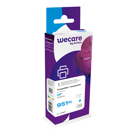 weCare Cartridge compatible met HP 951 XL Blauw ± 2295 pagina's
