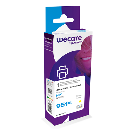 WeCare Cartridge compatible met HP 951 XL Geel
