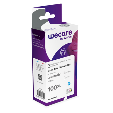 Wecare Cartridge Lexmark 100Xl Blauw Combipack wecare kopen in de aanbieding Wecare Cartridge Lexmark 100Xl Blauw Combipack wecare kopen in de aanbieding