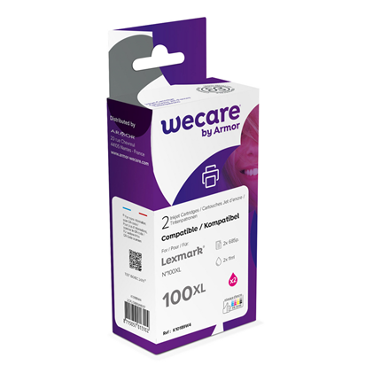 Wecare Cartridge Lexmark 100Xl Rood Combipack wecare kopen in de aanbieding