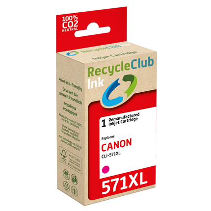 WeCare Cartridge compatible met Canon CLI-571 XL Rood