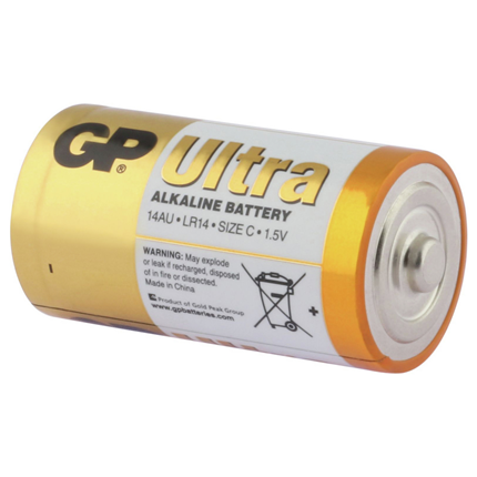 GP C 2 stuks Ultra Plus Alkaline Batterij