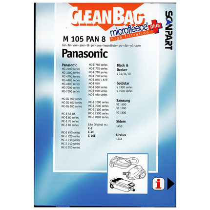 CleanBag Microfleece+ M105PAN8