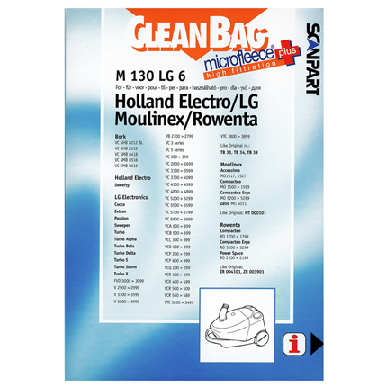 CleanBag Microfleece+ M130LG6