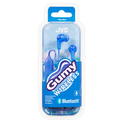 JVC hoofdtelefoon bluetooth in-ear blauw  HA-FX9BT-A-E blauw