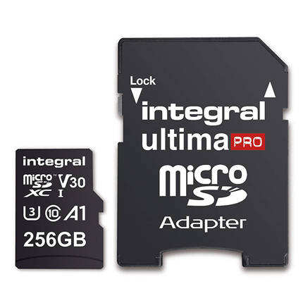 Integral Secure Digital kaart 256GB Micro SDXC V30