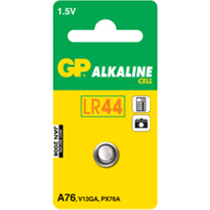 GP LR44 Knoopcel Alkaline Batterij