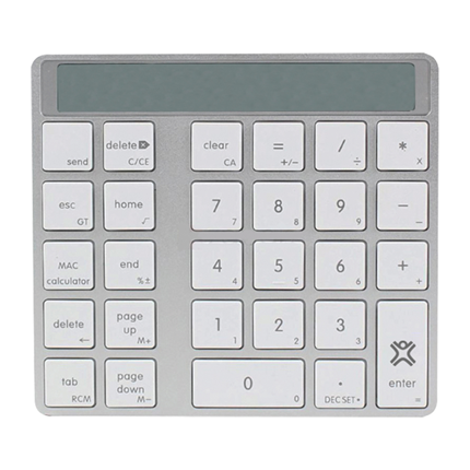 XtremeMac design draadloos aluminium numpad & rekenmachine