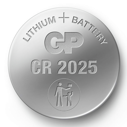 GP CR2025 5 stuks Knoopcel Lithium Batterij