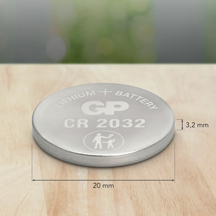 GP CR2032 5 stuks Knoopcel Lithium Batterij