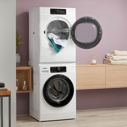 aluminium Immigratie salami Wpro stapelkit voor wasmachine en droger CDS102 | Bestel bij Handyman
