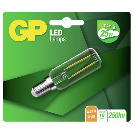 GP LED Afzuigkaplamp E14 2,5W 250 Lm