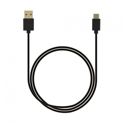 Grab'n Go laad+datakabel USB-C 1m zwart GNG-136