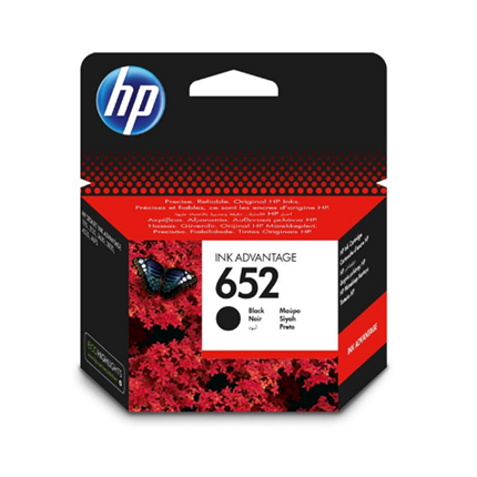 HP Cartridge 652 Zwart